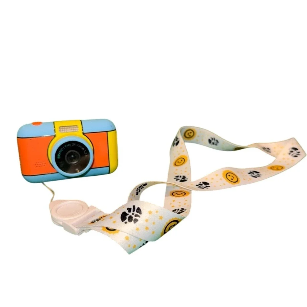 LiveGo Kids Camera HD Digital Video Camera for Toddlers Blue‎ Yellow Orange